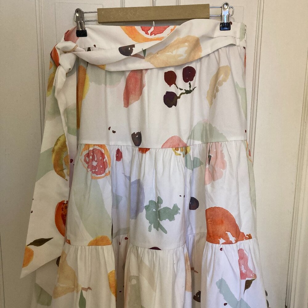 NWOT Love, Bonito Tiered Tie Waist Skirt
